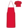 kit de cuisinier enfant personnalisé rouge