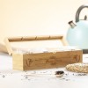cadeau boite à thé en bambou personnalisée