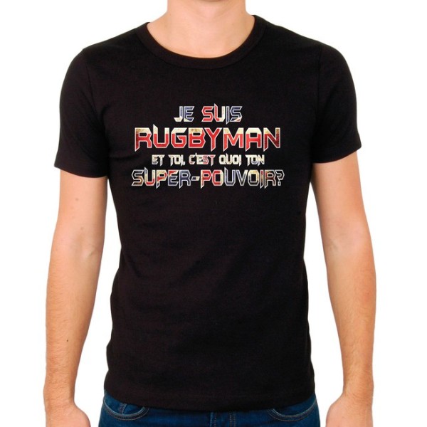 T-shirt homme "Je suis Rugbyman"