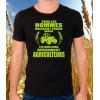 T-shirt noir "Agriculteur"