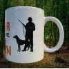 Mug "Etre chasseur" motif chasseur et chien