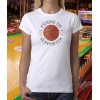 T-shirt "Femme de supporter" Basket Ball