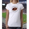 T-shirt "Femme de supporter" Rugby