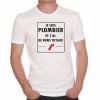 T-shirt "Je suis plombier et j'ai de bons tuyaux"