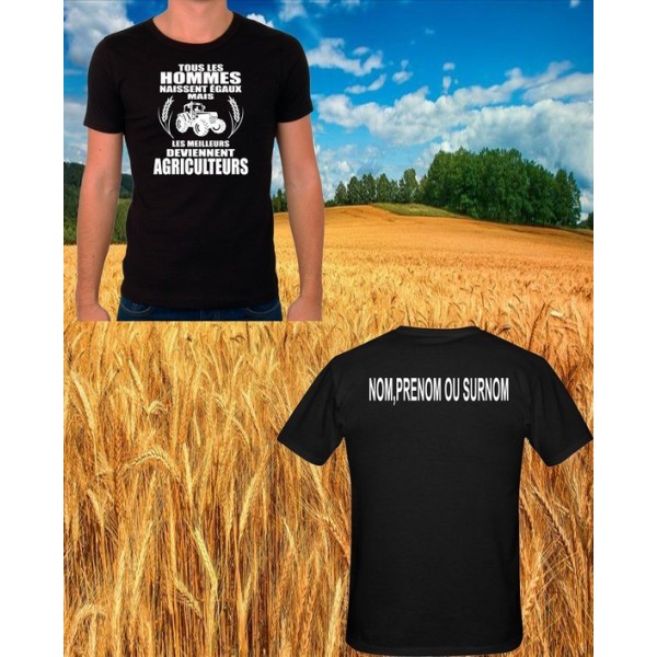 T-shirt "Agriculteur" personnalisable