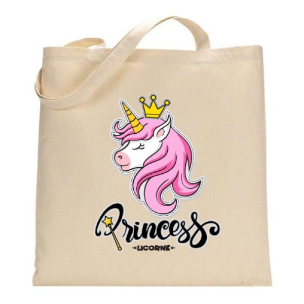 Tote bag Princess Licorne